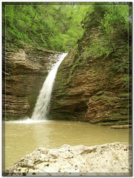 Водопады Руфабго - водопад Шнурок